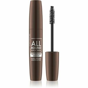 Catrice Allround řasenka pro prodloužení, natočení a objem voděodolná odstín 020 Brown 12 ml obraz