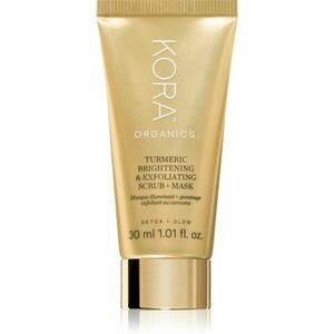 KORA Organics Turmeric Brightening & Exfoliating Scrub + Mask peeling a maska 30 ml obraz