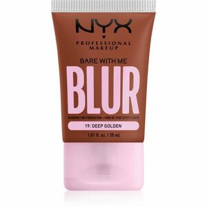 NYX Professional Makeup Bare With Me Blur Tint hydratační make-up odstín 19 Deep Golden 30 ml obraz