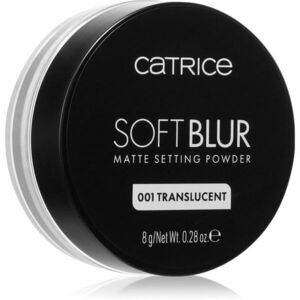 Catrice Soft Blur Matte sypký fixační pudr odstín 001 Translucent 8 g obraz