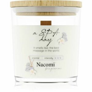 Nacomi Soy Candle Home Fragrances vonná svíčka s dřevěným knotem 140 g obraz