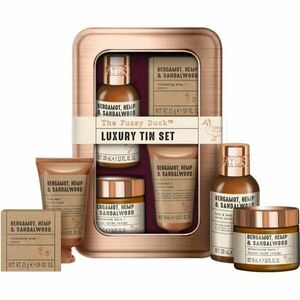 Baylis & Harding The Fuzzy Duck Bergamot, Hemp & Sandalwood dárková sada plechový box obraz