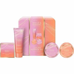 Baylis & Harding Jojoba, Vanilla & Almond Oil dárková sada plechový box obraz