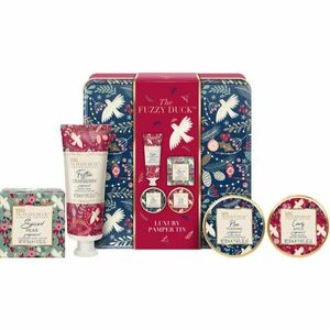 Baylis & Harding The Fuzzy Duck Winter Wonderland dárková sada plechový box obraz