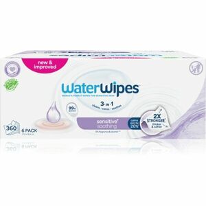 WaterWipes Soothing Clean dětské jemné vlhčené ubrousky 6x60 ks obraz