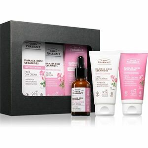 Green Pharmacy Damask Rose & Ceramides Set dárková sada pro dokonalou pleť obraz