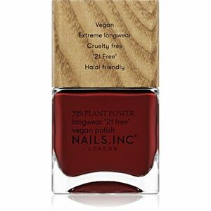 Nails Inc. Plant Power dlouhotrvající lak na nehty odstín Swear By Salutation 14 ml obraz