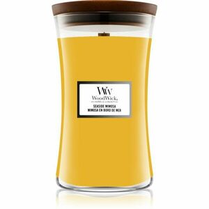 Woodwick Seaside Mimosa vonná svíčka s dřevěným knotem 609.5 g obraz