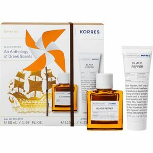 Korres Black Pepper dárková sada pro muže obraz