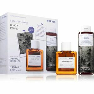 Korres Black Pepper dárková sada pro muže obraz