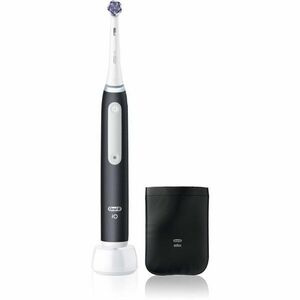 Oral B iO3 elektrický zubní kartáček s pouzdrem na nabíječku Matte Black - White Clean 1 ks obraz