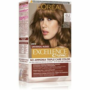 L’Oréal Paris Excellence Universal Nudes permanentní barva na vlasy odstín 6U 1 ks obraz