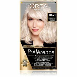 L’Oréal Paris Préférence barva na vlasy odstín 10.21 Super Light Pearl Blonde 1 ks obraz