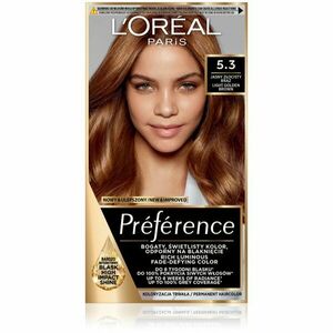 L’Oréal Paris Préférence barva na vlasy odstín 5.3 Ligth Golden Brown 1 ks obraz