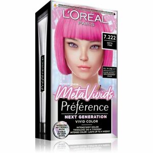 L’Oréal Paris Préférence Meta Vivids semipermanentní barva na vlasy odstín 7.222 Meta Pink 1 ks obraz