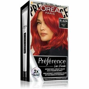L’Oréal Paris Préférence Vivids barva na vlasy odstín 8.624 bright red 1 ks obraz