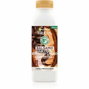 Garnier Fructis Cocoa Butter Hair Food uhlazující balzám pro nepoddajné a krepatějící se vlasy 350 ml obraz