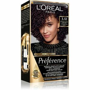 L’Oréal Paris Préférence permanentní barva na vlasy odstín 3.12 Toronto 1 ks obraz