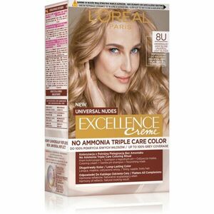 L’Oréal Paris Excellence Universal Nudes permanentní barva na vlasy odstín 8U 1 ks obraz