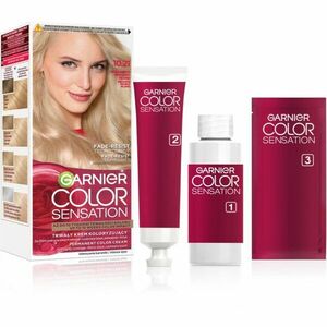 Garnier Color Sensation barva na vlasy odstín 10.21 Jedwabisty Perłowy Blond 1 ks obraz