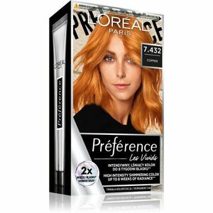 L’Oréal Paris Préférence Vivids barva na vlasy odstín 7.432 copper 1 ks obraz