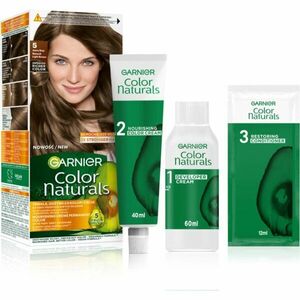 Garnier Color Naturals Creme barva na vlasy odstín 5 Natural Light Brown 1 ks obraz