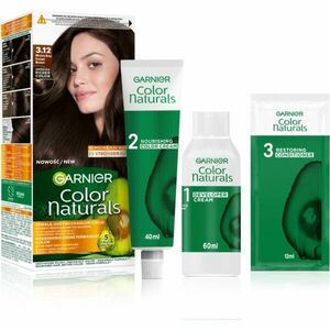 Garnier Color Naturals Creme barva na vlasy odstín 3.12 Frozen Brown 1 ks obraz