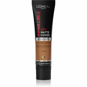 L’Oréal Paris Infaillible 32H Matte Finish dlouhotrvající matující make-up SPF 25 odstín 335 Warm Undertone 30 ml obraz