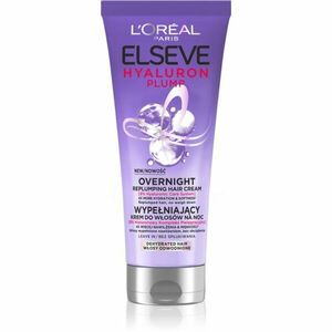 L’Oréal Paris Elseve Hyaluron Plump noční hydratační krém na vlasy 200 ml obraz