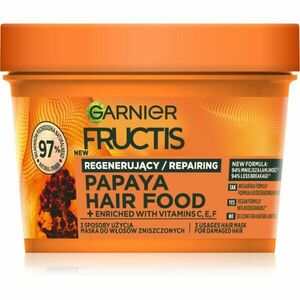 Garnier Fructis Papaya Hair Food obnovující maska pro poškozené vlasy 400 ml obraz