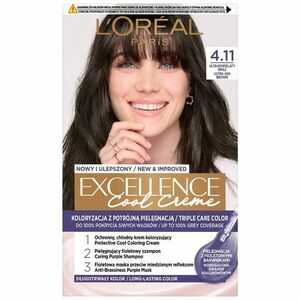 L’Oréal Paris Excellence Cool Creme barva na vlasy odstín 4.11 Ultra Ash Brown 1 ks obraz