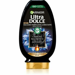 Garnier Ultra Doux Magnetic Charcoal čisticí balzám na vlasy 200 ml obraz