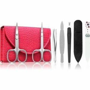 DuKaS Premium Line Solingen 214 manikúrní set + pouzdro Pink obraz