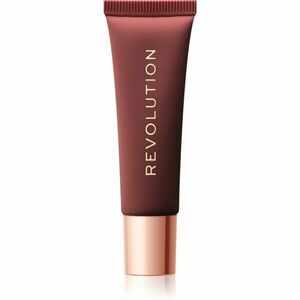 Makeup Revolution Juicy Peptide balzám na rty s peptidy odstín Nude Latte 8 ml obraz