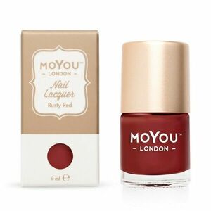 MoYou Razítkovací lak na nehty - Rusty Red 9 ml obraz