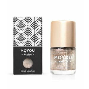 MoYou Razítkovací lak na nehty - Rosie Sparkles 9ml obraz