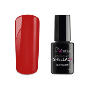 Ráj nehtů UV gel lak Shellac Me 12ml - Red Passion obraz