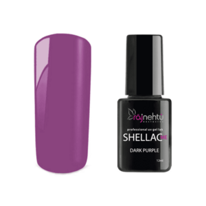 Ráj nehtů UV gel lak Shellac Me 12ml - Dark Purple obraz