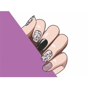 MANITIME gelové nálepky - Pink Safari obraz