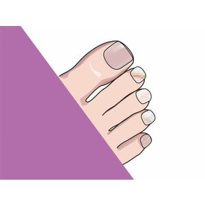 MANITIME gelové nálepky - Marble Toe obraz