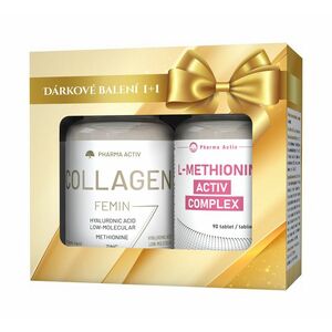 Pharma Activ Collagen Femin 90 tobolek + L-methionin Activ 90 tablet obraz