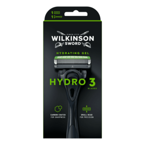 Wilkinson Sword Holicí strojek Hydro 3 Black Edition + 1 hlavice obraz