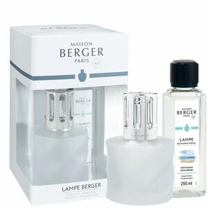 Maison Berger Paris Dárková sada katalytická lampa Spirale ojíněná + náplň Ocean Breeze 250 ml obraz
