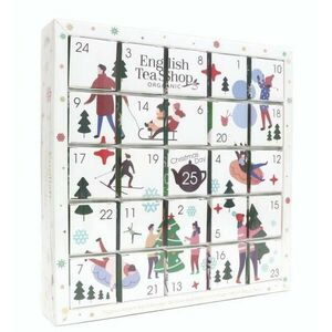 English Tea Shop Adventní kalendář Puzzle bílé BIO 25 pyramidek obraz