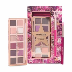 Revolution Dárková sada Cherie Icon Eye Shadow Palette and Brush Set obraz