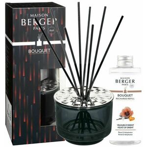 Maison Berger Paris Dárková sada aroma difuzér Variation černý + náplň Velvet of Orient 200 ml obraz