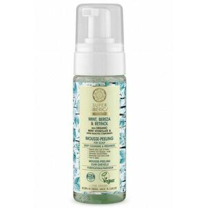 Natura Siberica Peelingová pěna pro pokožku hlavy Super Siberica Máta, bříza a retinol (Mousse-Peeling for Scalp) 170 ml obraz