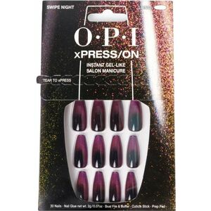 OPI Gelové nehty xPRESS/ON (Press On Nails - Swipe Night) obraz