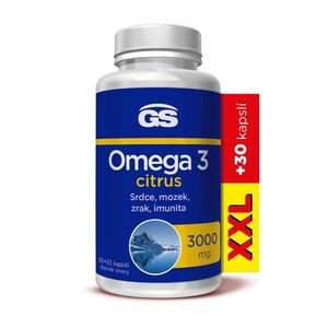 GreenSwan GS Omega 3 citrus 150 + 30 kapslí XXL obraz