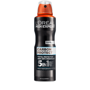 L'Oréal Paris Antiperspirant ve spreji Men Expert Carbon Protect (48h Anti-perspirant) 250 ml obraz